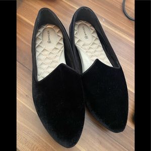 Birdies The Heron in black velvet